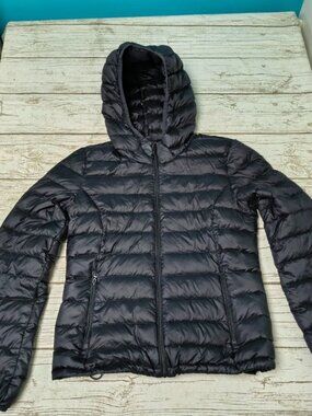 TNA Black Botanie Super Light Packable Down Puffer Jacket